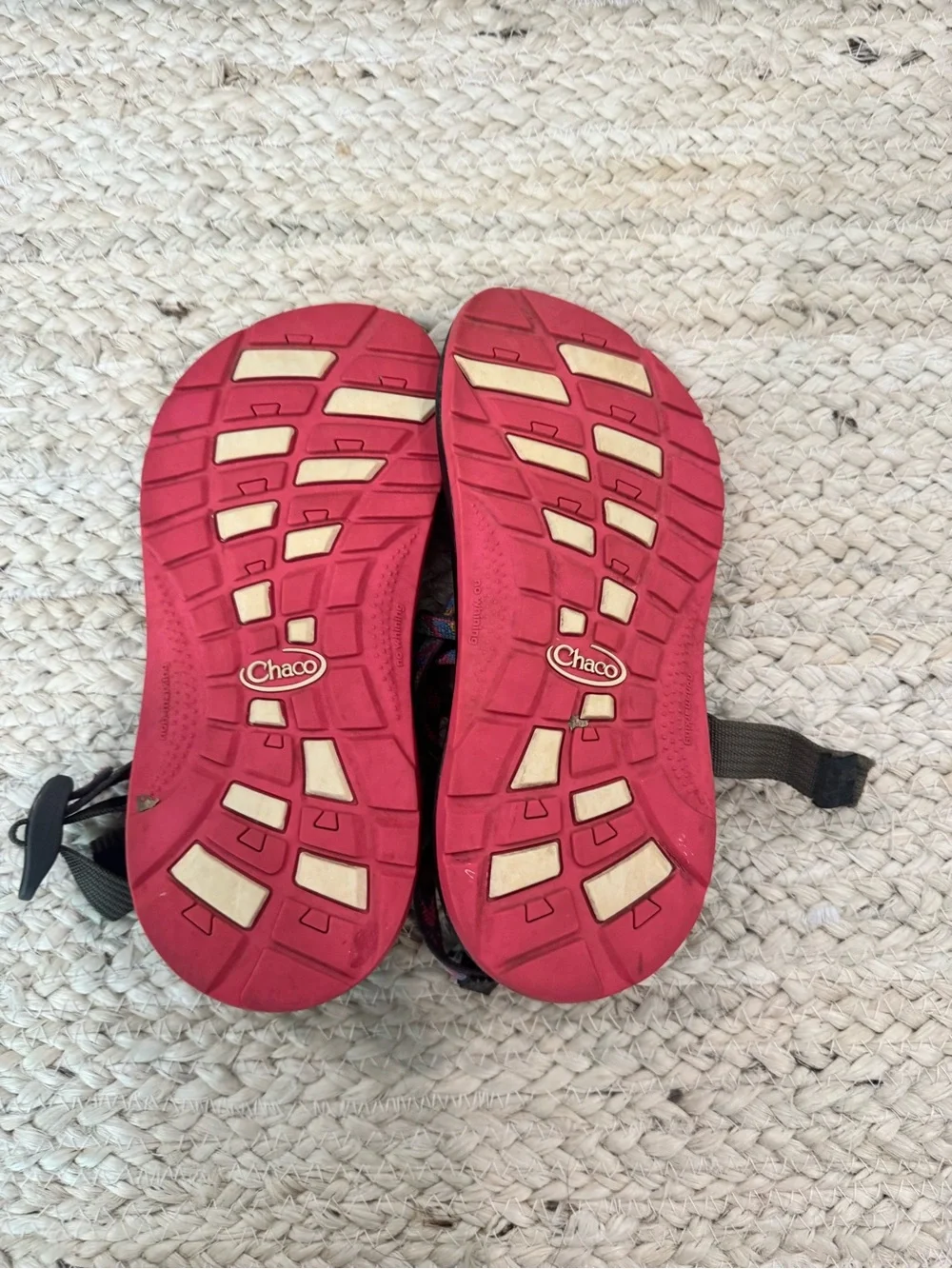 Chaco Kids Multicolor Strappy Water Shoes with Black Footbed